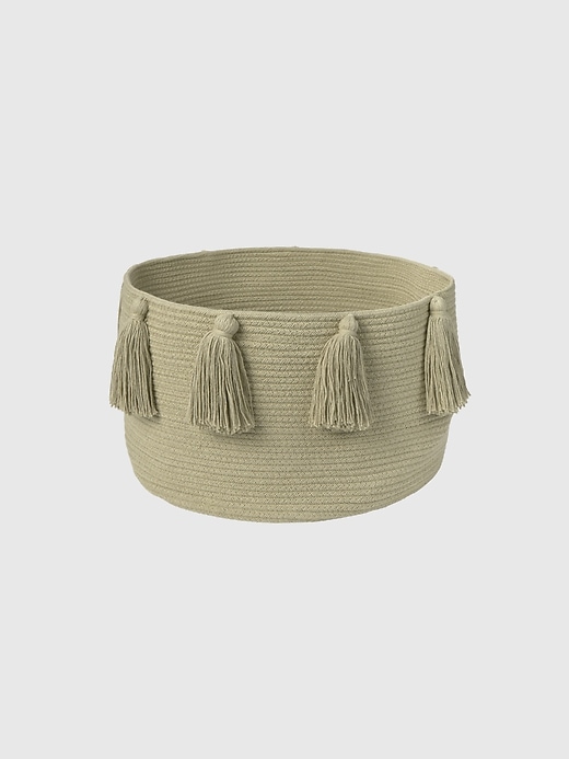 Image number 4 showing, Lorena Canals Basket New Tassels Rose