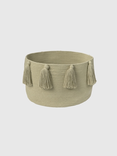 Lorena Canals Basket New Tassels Olive
