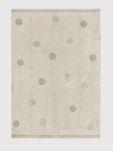 Lorena Canals Washable Rug Hippy Dots Olive