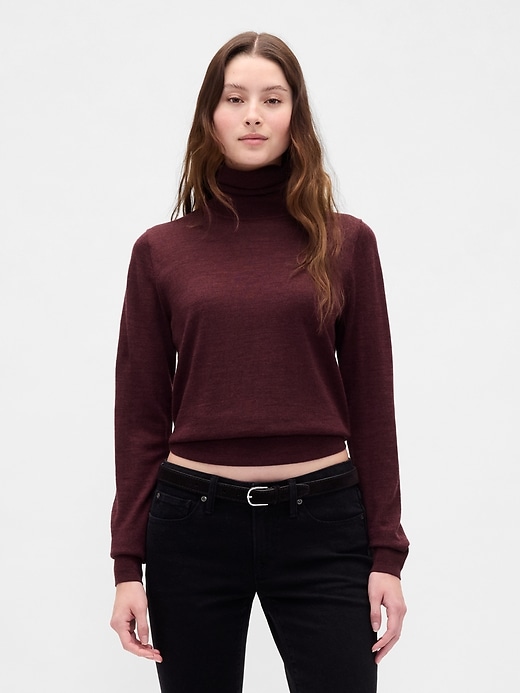 Image number 1 showing, Merino Turtleneck Sweater