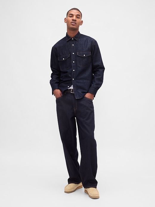 Image number 2 showing, UltraSoft Denim Relaxed Shirt