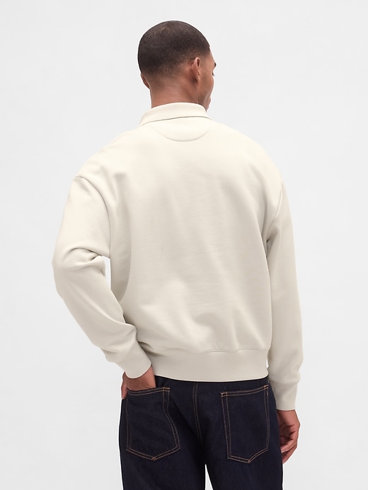 Image number 3 showing, Heavyweight Oversized Polo Sweatshirt
