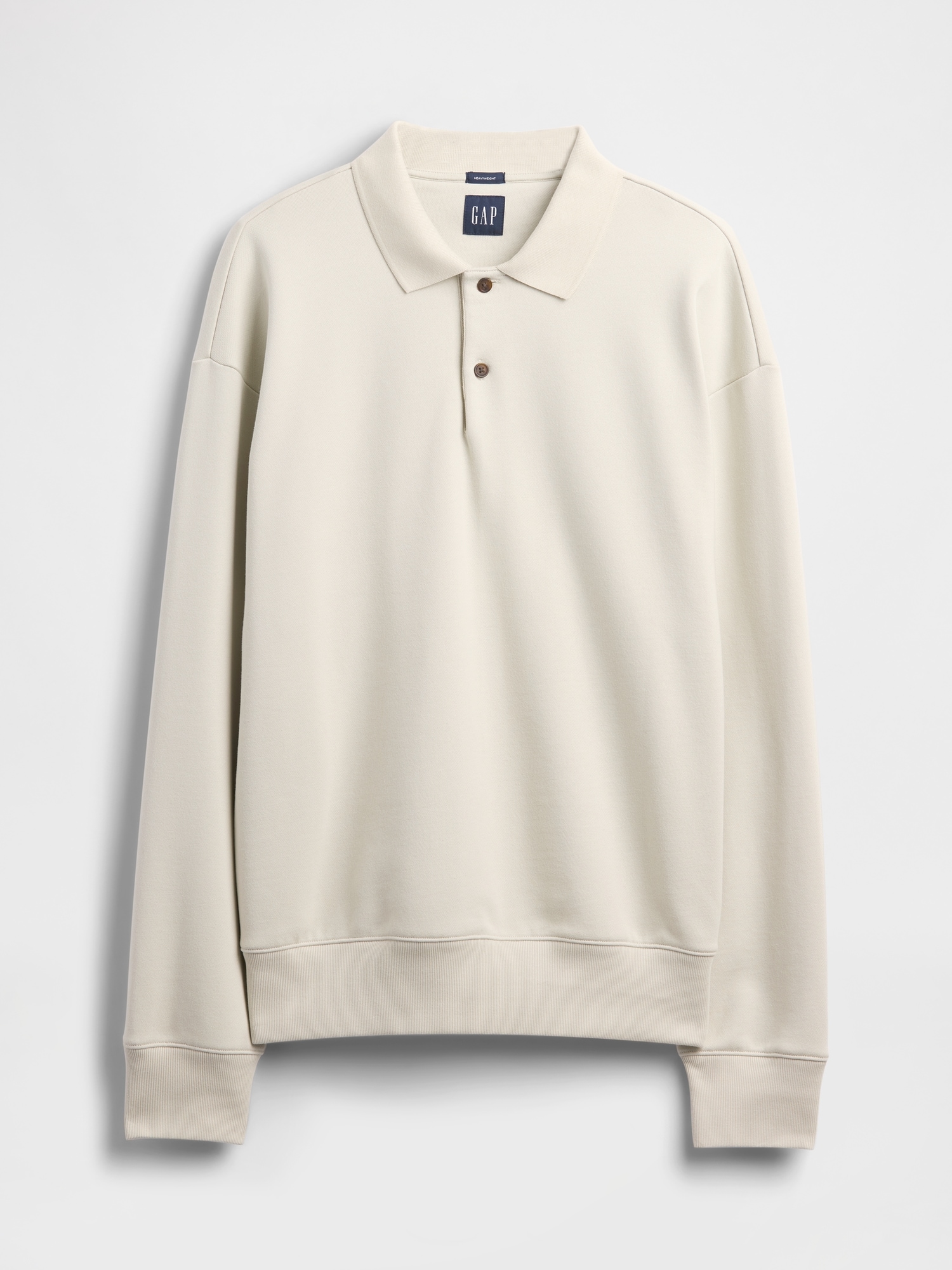 Heavyweight Oversized Polo Sweatshirt