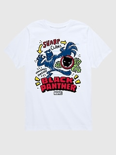 Toddler Marvel Black Panther Doodle Short Sleeve Graphic Tee
