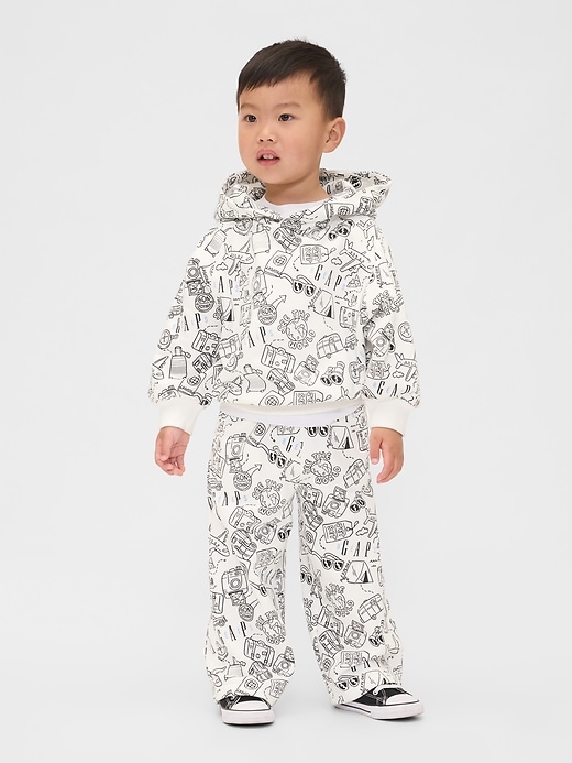 Image number 2 showing, Gap × BÉIS Baby & Toddler VintageSoft Barrel Sweatpants