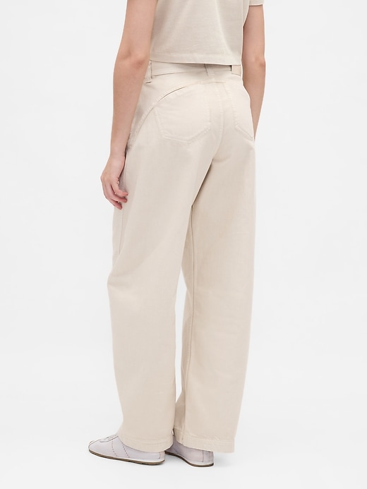 Image number 4 showing, Gap × BÉIS High Rise Barrel Jeans