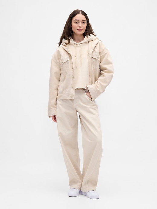 Image number 3 showing, Gap × BÉIS Oversized Denim Jacket