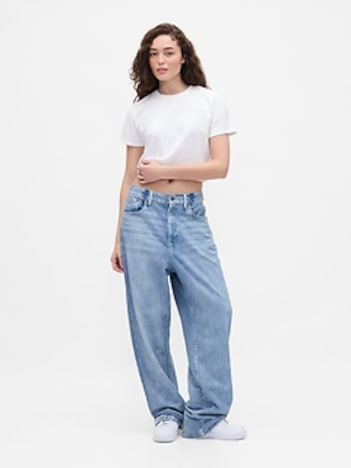 Gap × BÉIS Knit Denim Baggy Jeans