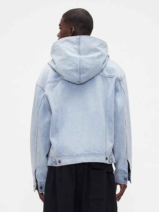 Image number 7 showing, Gap × BÉIS Oversized Denim Jacket