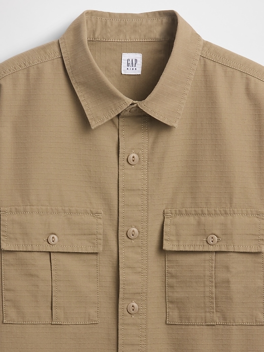 Image number 5 showing, Kids Ripstop Utility Shirt