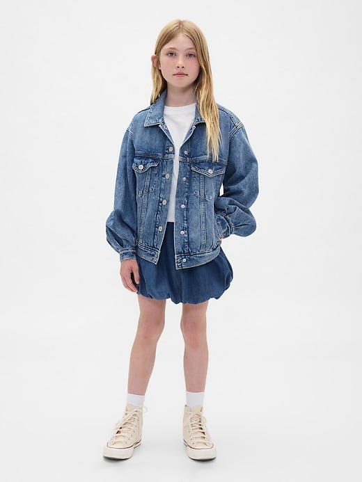 Image number 4 showing, Kids Denim Bubble Skort