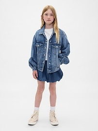 Kids Denim Bubble Skort