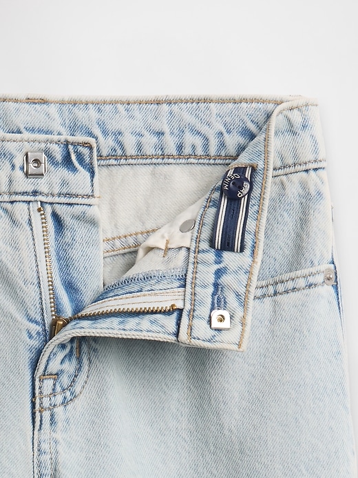 Image number 6 showing, Kids High Rise Stride Wide-Leg Ankle Jeans