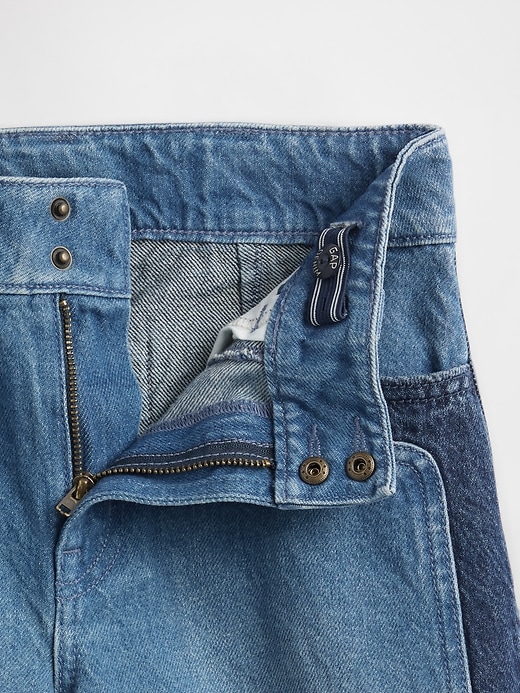 Image number 6 showing, Kids High Rise Stride Wide-Leg Ankle Jeans
