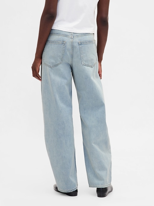 Image number 5 showing, High Rise Barrel Jeans