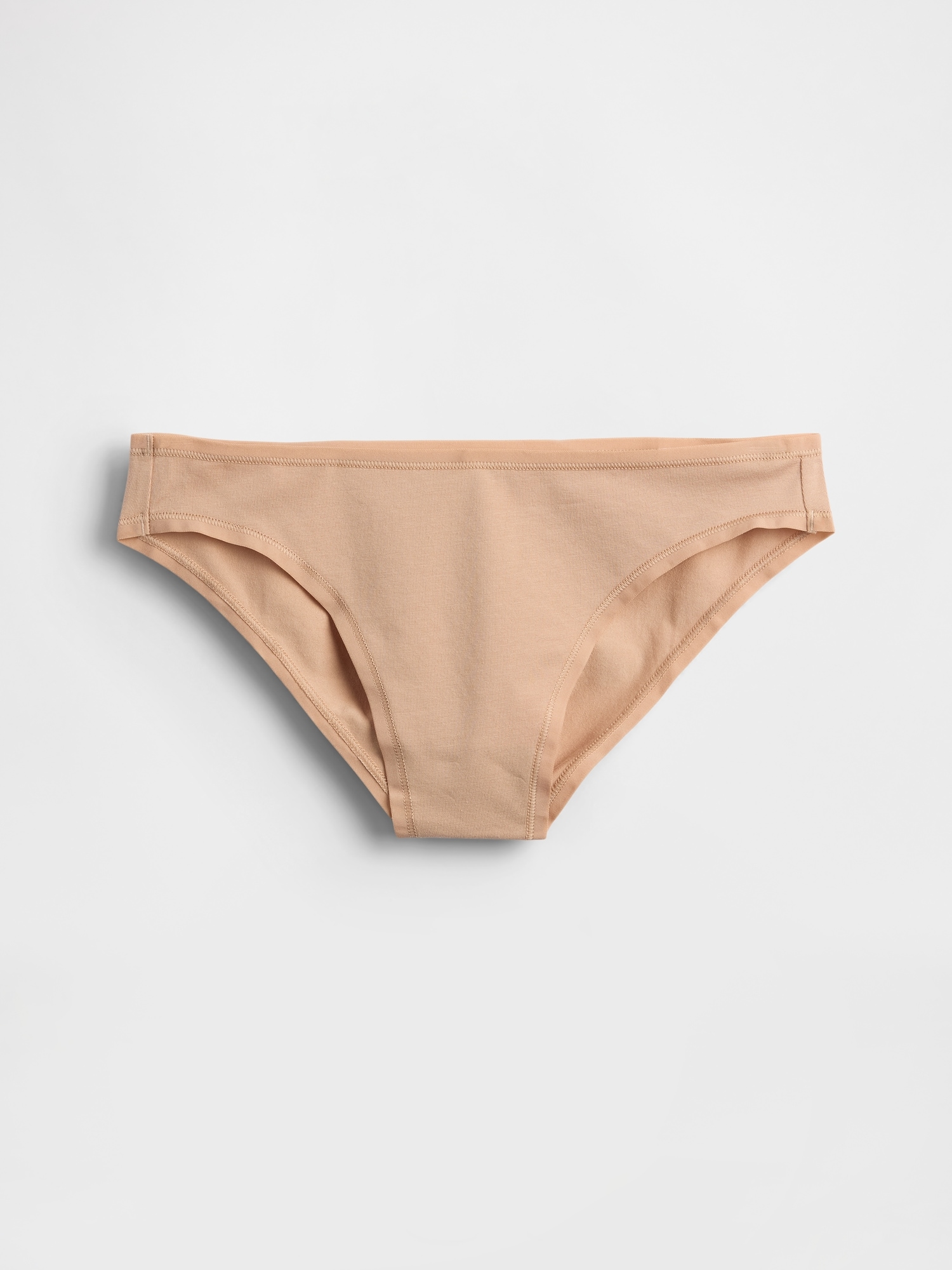 Organic Stretch Cotton Bikini - Blush Beige