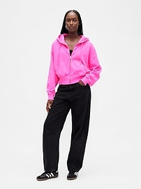 VintageSoft Full-Zip Wedge Hoodie