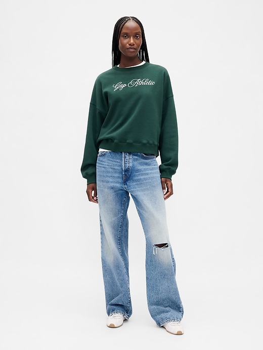 Image number 2 showing, VintageSoft Logo Wedge Sweatshirt