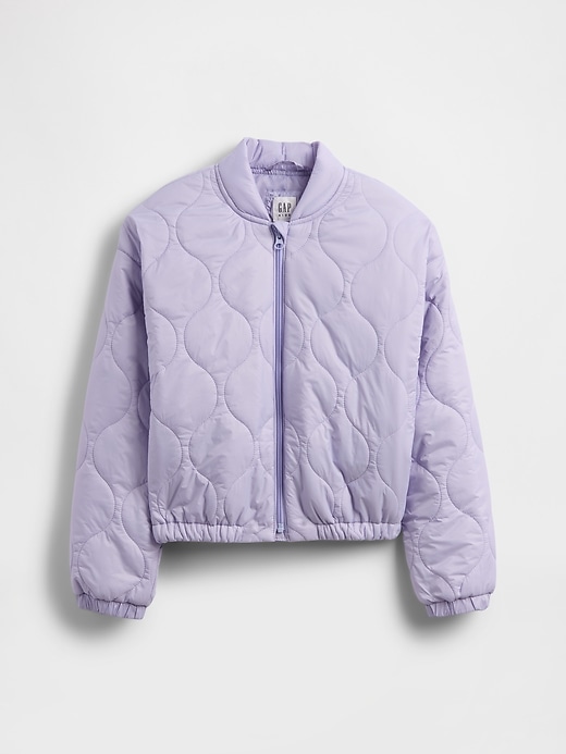 Image number 2 showing, Kids Recycled Lightweight Quilted Puffer Jacket