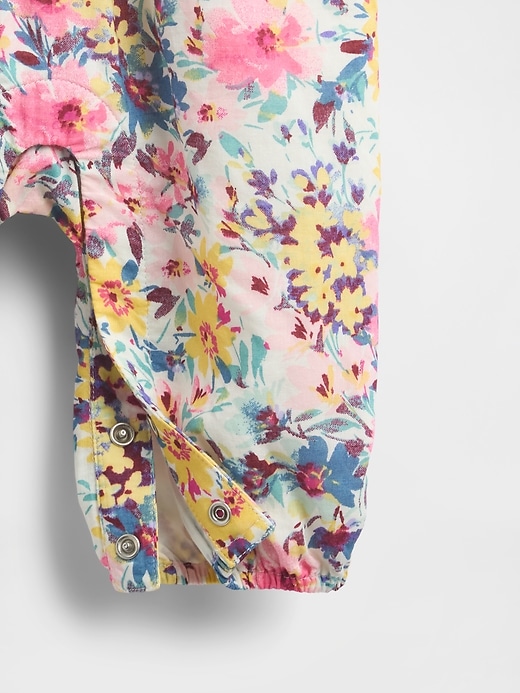 Image number 4 showing, Baby Ruffle-Back Floral One-Piece