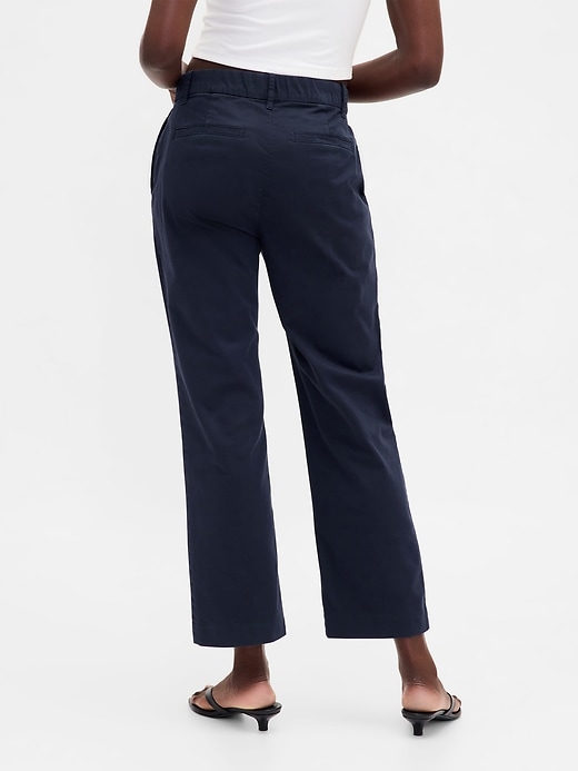 Image number 4 showing, Mid Rise Straight Khakis