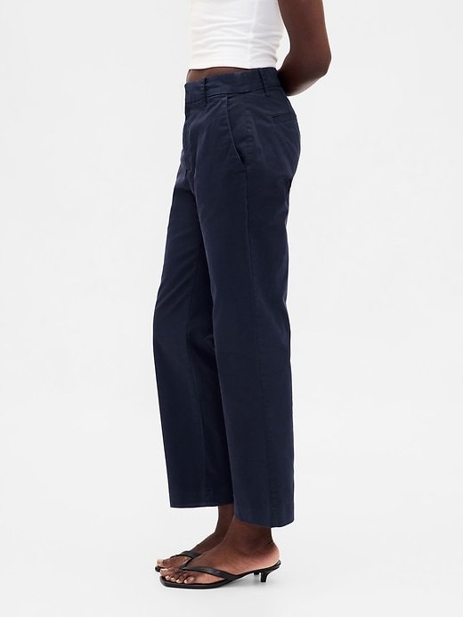 Image number 3 showing, Mid Rise Straight Khakis