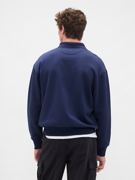 Image number 3 showing, Heavyweight Oversized Polo Sweatshirt