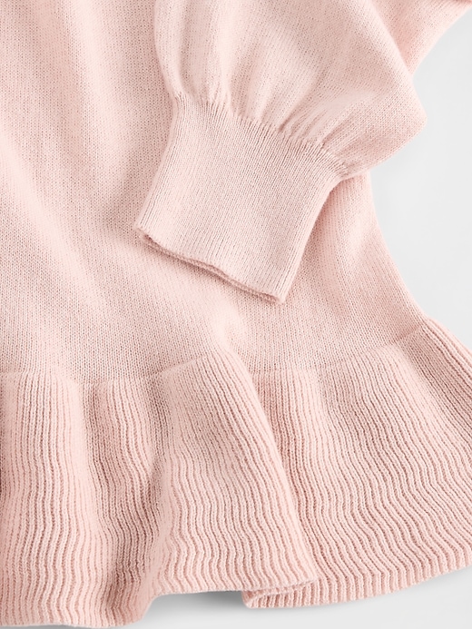 Image number 3 showing, Kids Relaxed Peplum Sweater