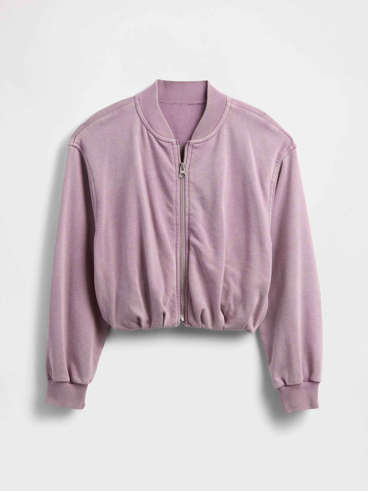 Детская куртка Gap VintageSoft Bubble Bomber, цвет: Фиолетовый — фото 2