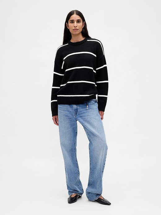 Image number 2 showing, 100% Cotton Oversized Sweater