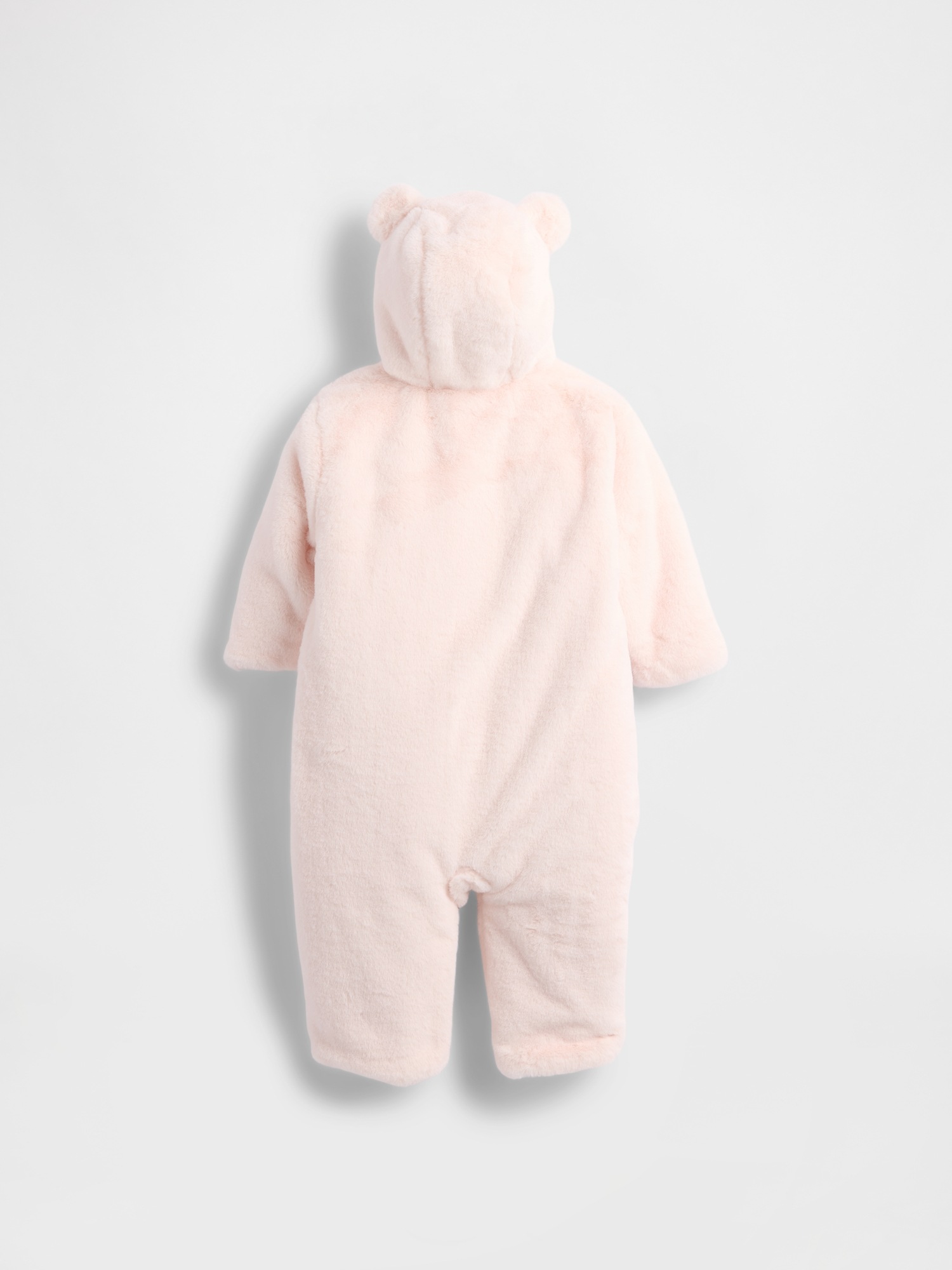 Детские куртки Gap Baby Faux Fur Bear Hooded One-Piece — фото 2