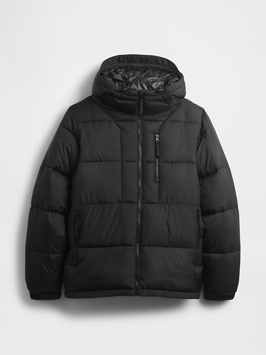 Image number 5 showing, Recycled Heavyweight Puffer Jacket