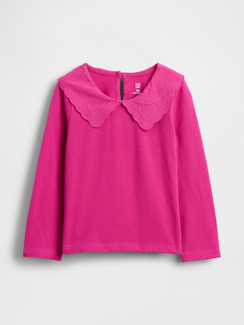 Baby & Toddler Heart Collar Top