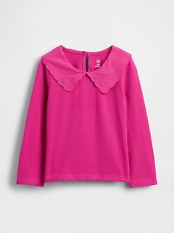 Baby & Toddler Heart Collar Top