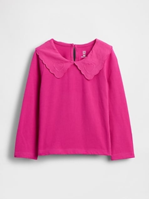 Baby & Toddler Heart Collar Top