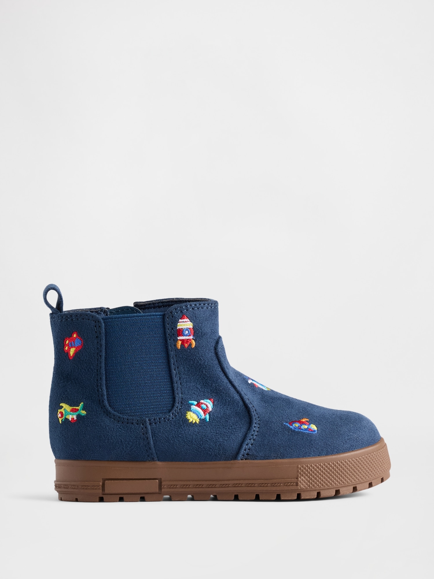 Gap Babies' Toddler Vegan Suede High-top Sneakers In Blue