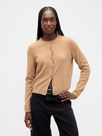 CashSoft Crop Cardigan