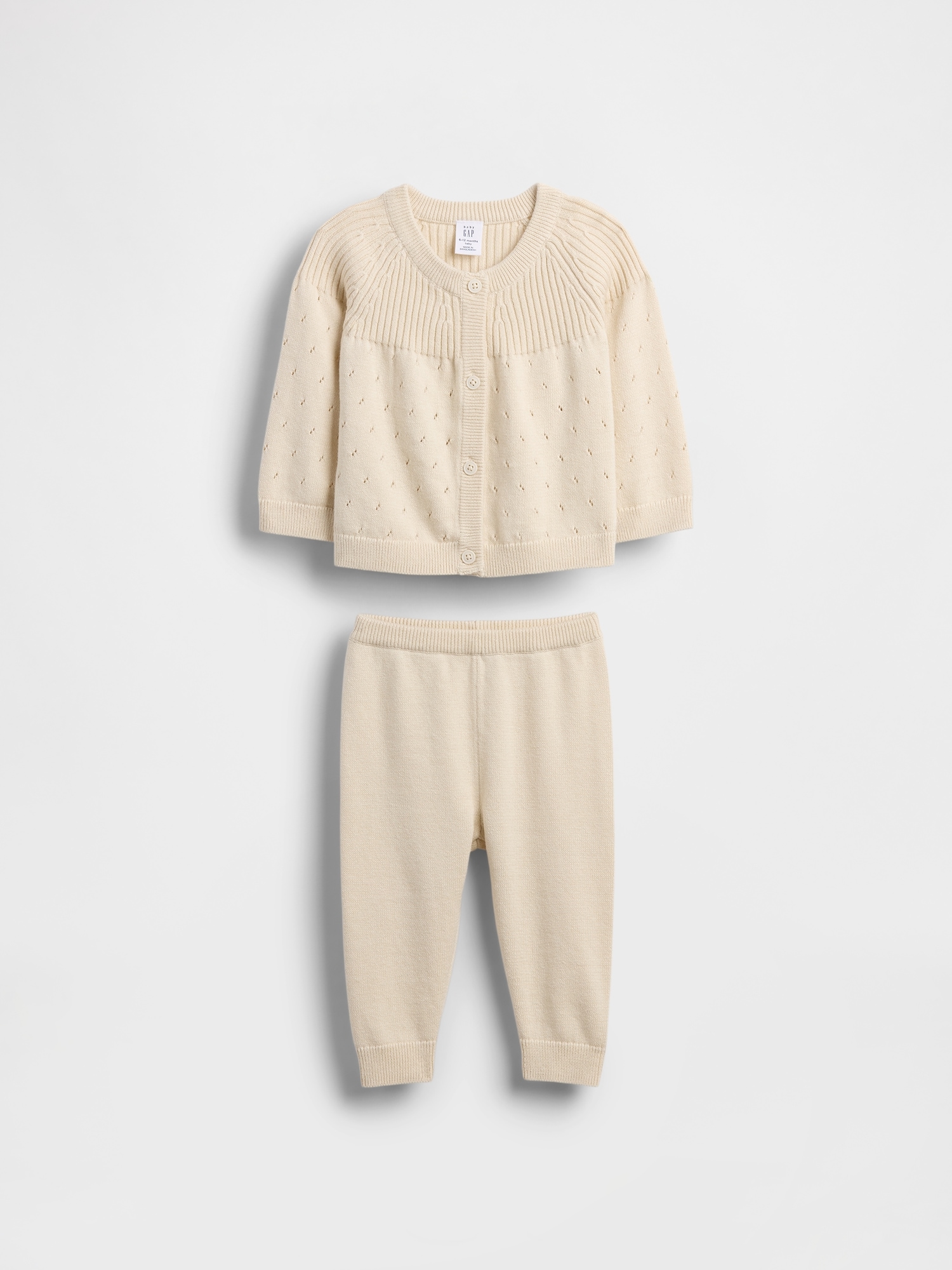 Baby Cardigan Sweater Outfit Set