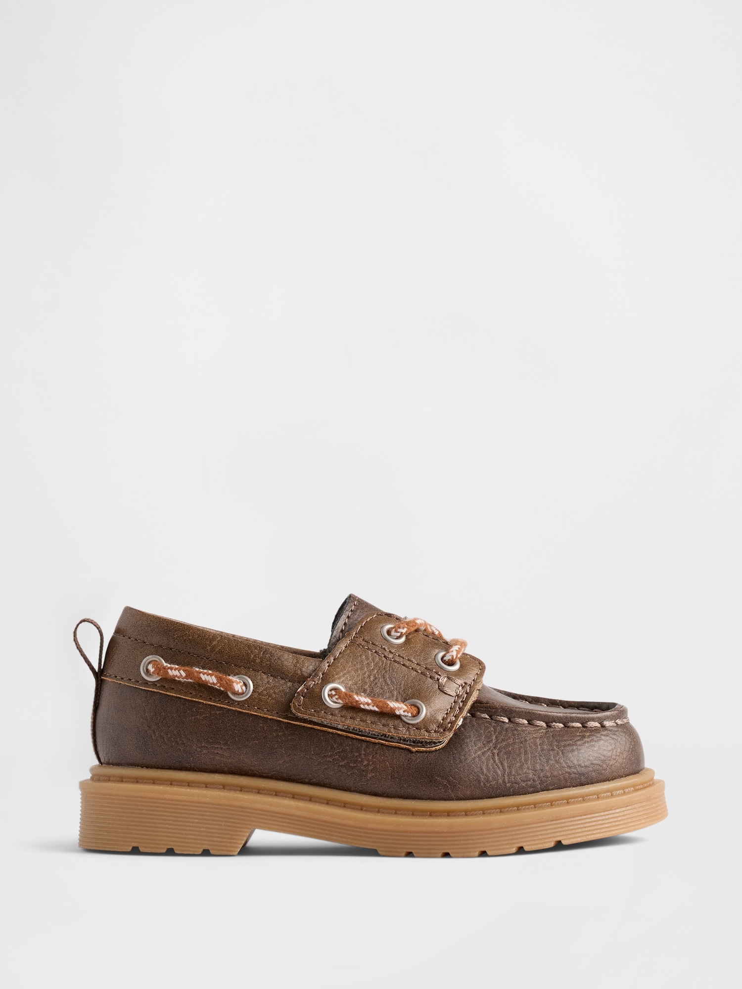 Gap Babies' Toddler Vegan Leather Boat Shoes In Brown