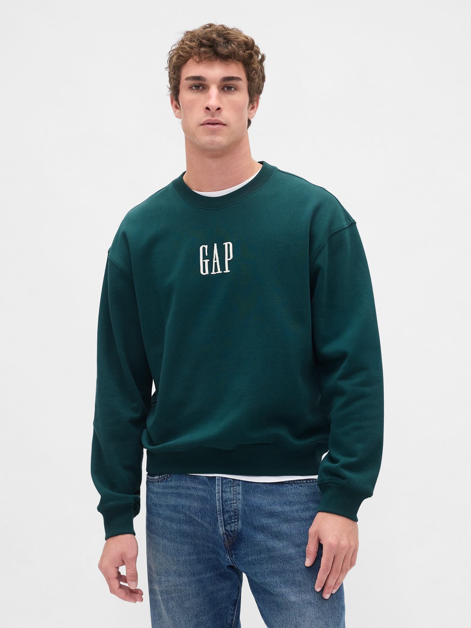 Мужские худи Gap Adult Heavyweight Oversized Logo Sweatshirt