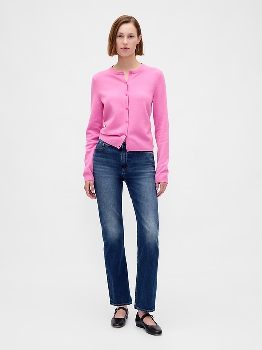 Image number 2 showing, CashSoft Crop Cardigan