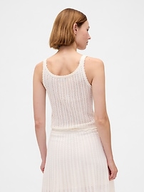 100% Cotton Pointelle Tank Top