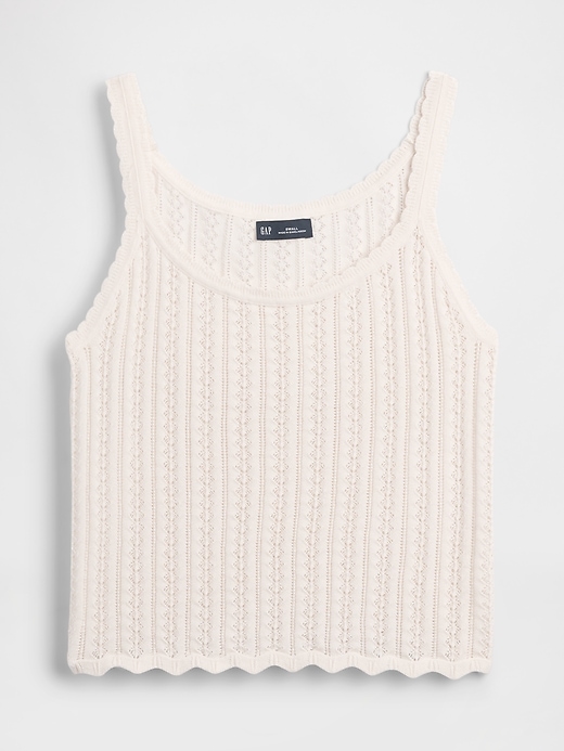 Image number 5 showing, 100% Cotton Pointelle Tank Top