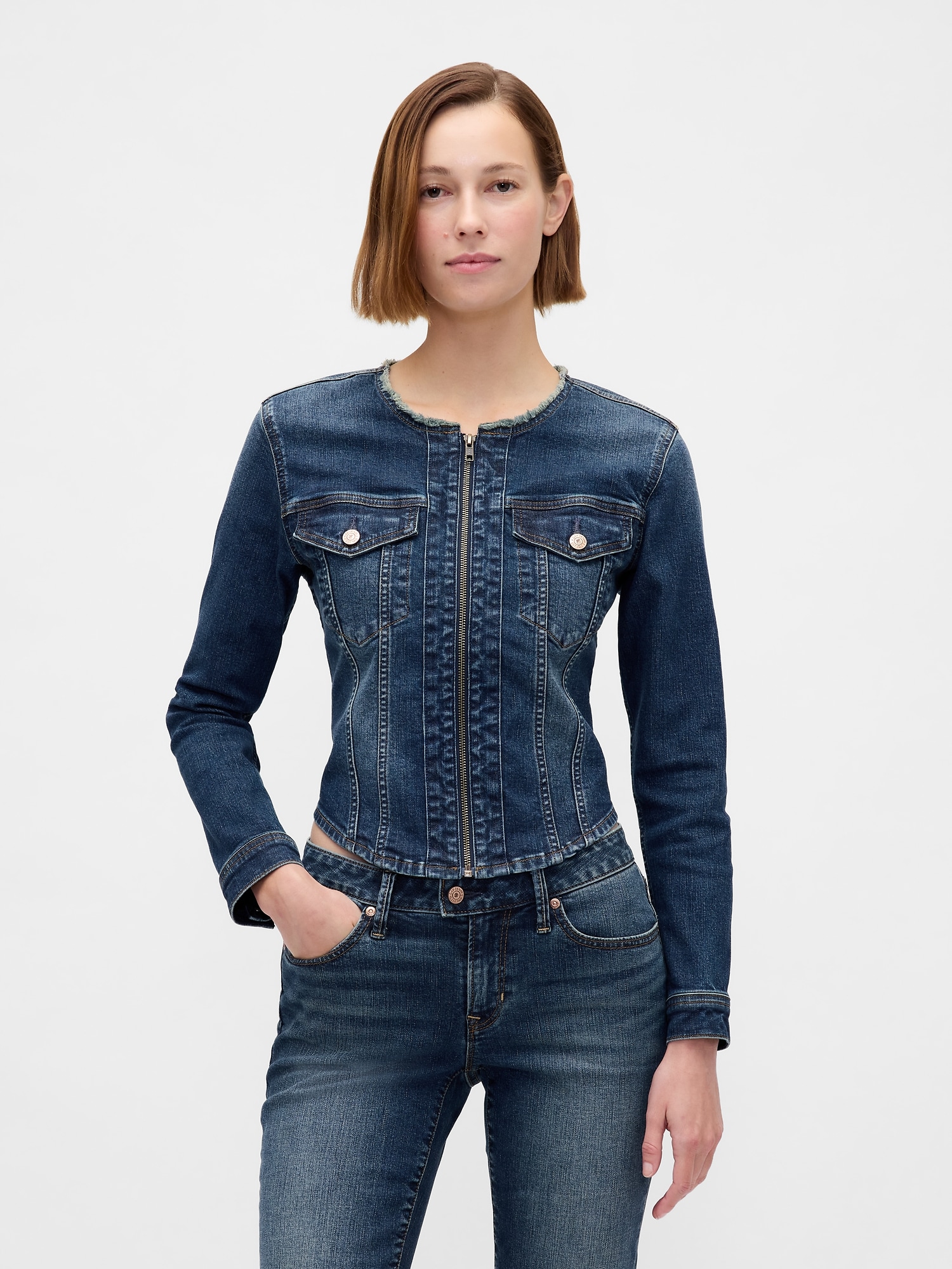 Denim Moto Jacket