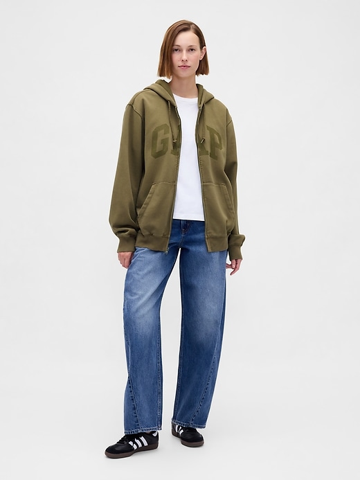 Image number 6 showing, VintageSoft Arch Logo Full-Zip Hoodie