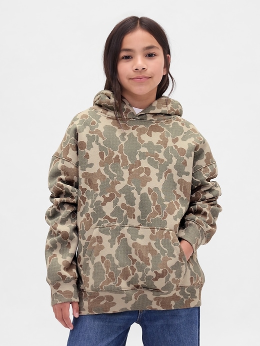 Image number 3 showing, Kids VintageSoft Relaxed Camo Hoodie
