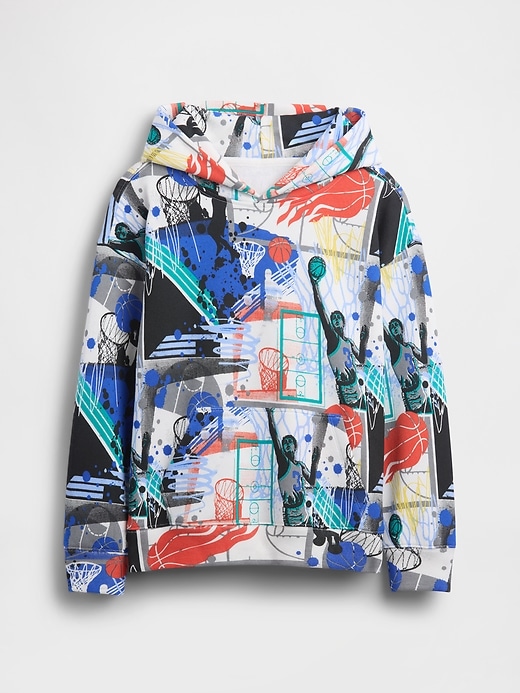 Image number 1 showing, Kids VintageSoft Relaxed Graphic Hoodie