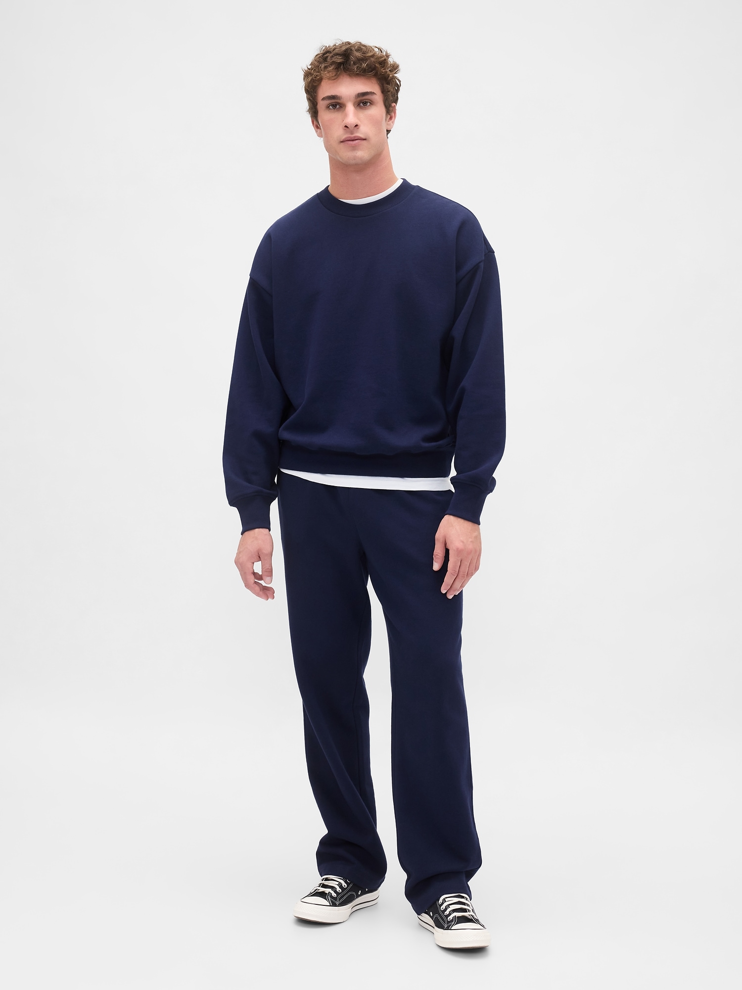 Gap Heavyweight Relaxed Sweatpants In Blue