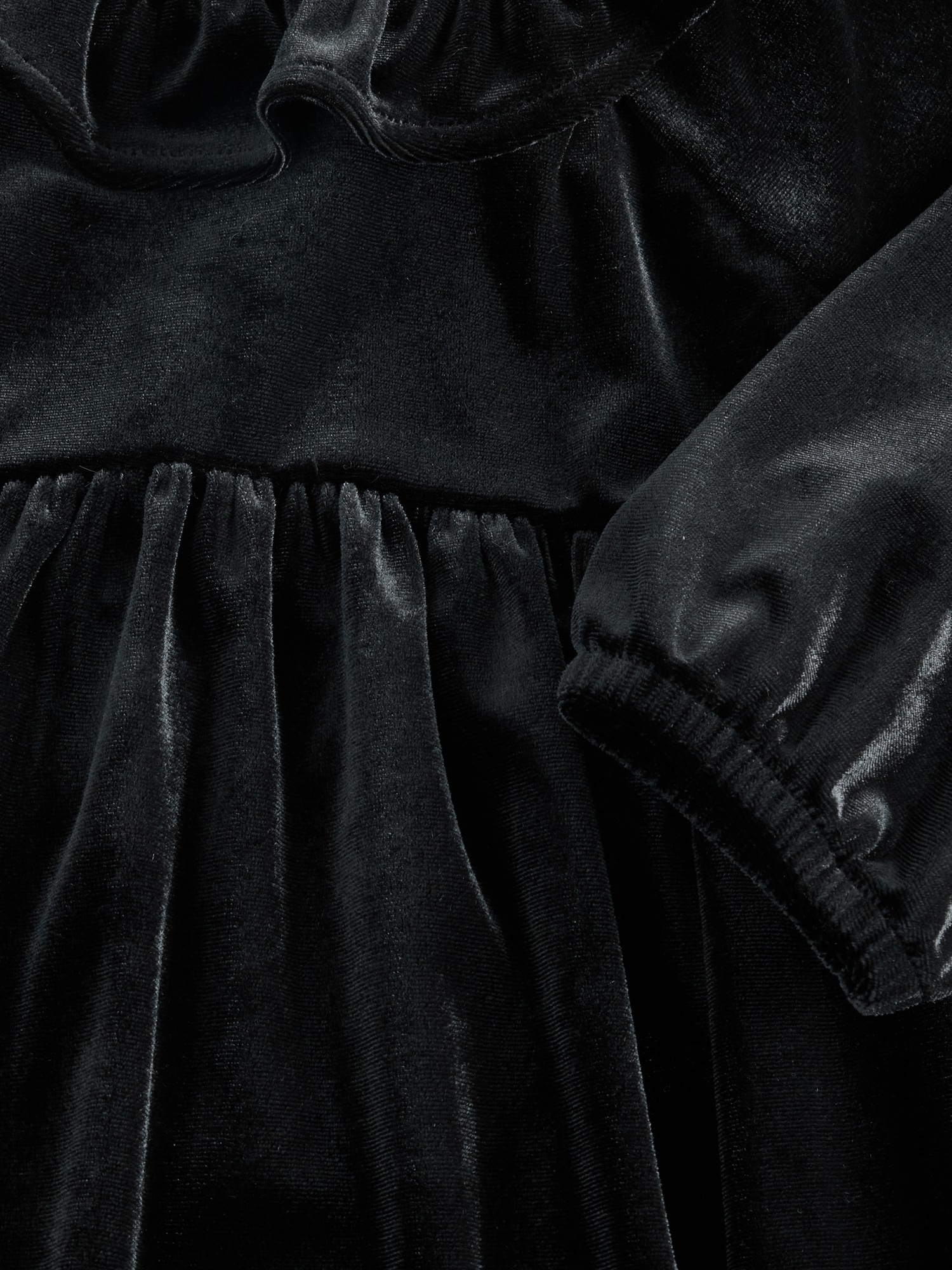 Детские платья Gap Baby & Toddler Velour Ruffle Collar Dress — фото 4