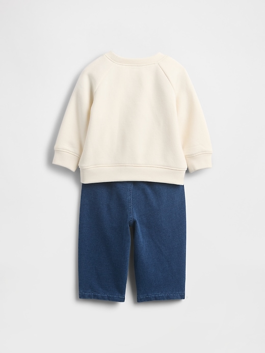 Image number 2 showing, Baby VintageSoft Brannan Bear Sweat Set